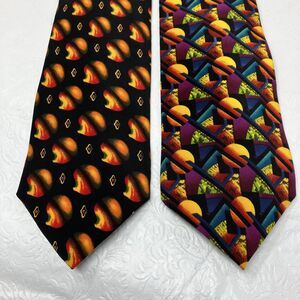 NWT Molecular Expressions Cocktail Collection Lot of 2 Ties Dad Fathers Gift